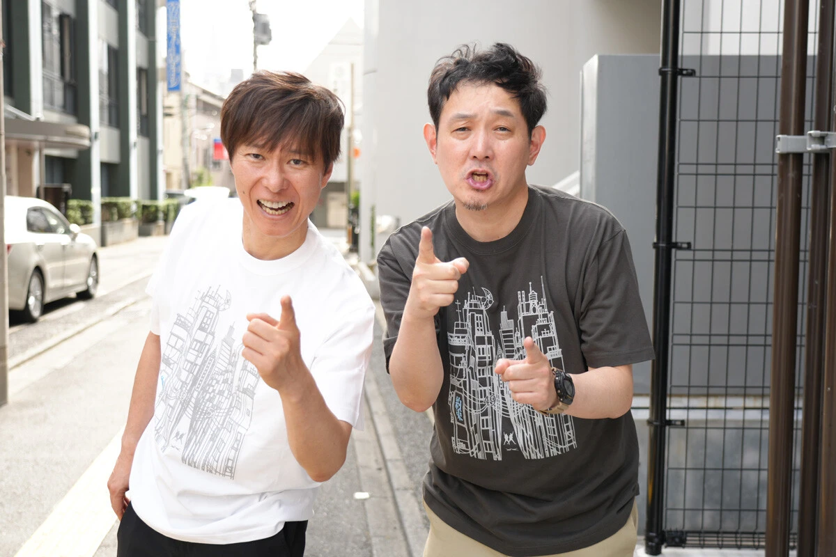 （左から）滝沢秀一と西堀亮