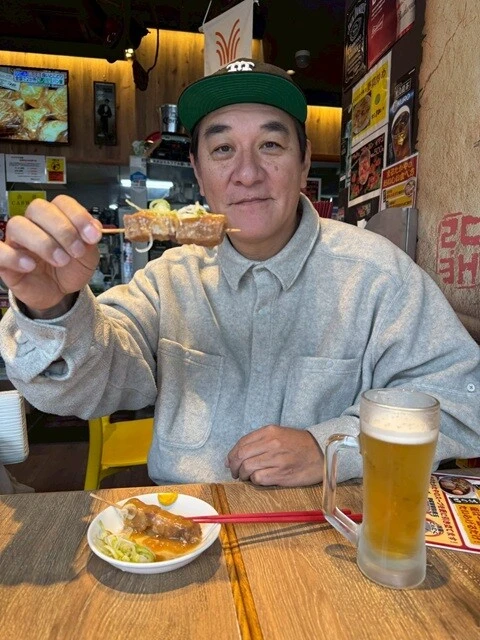 豚串を1、2本食べてから、ラーメンにいく人が多いとか