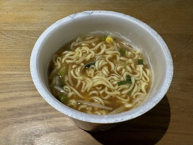 エースコック「スーパーカップミニもやしみそラーメン」（173円）
