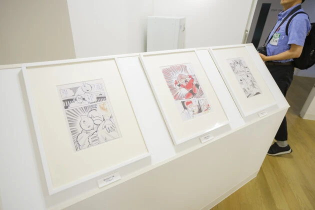 2階にある原画コーナーの一部
