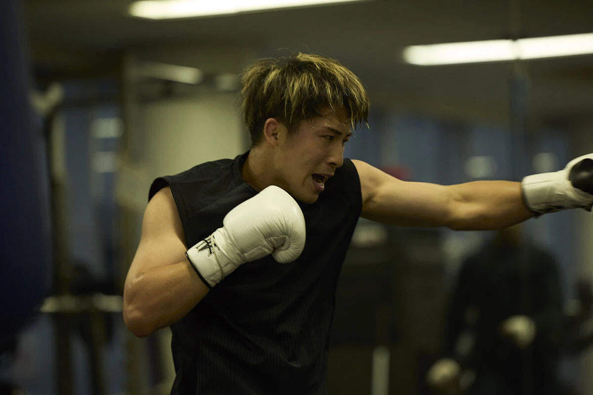 2023年6月、スーパーバンタム級タイトルマッチを翌月に控えた大橋ジムでの練習風景