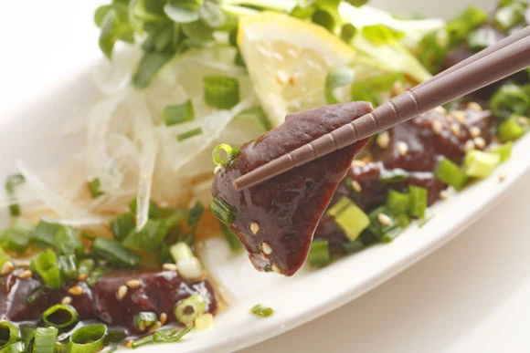 生馬レバ刺し 600円