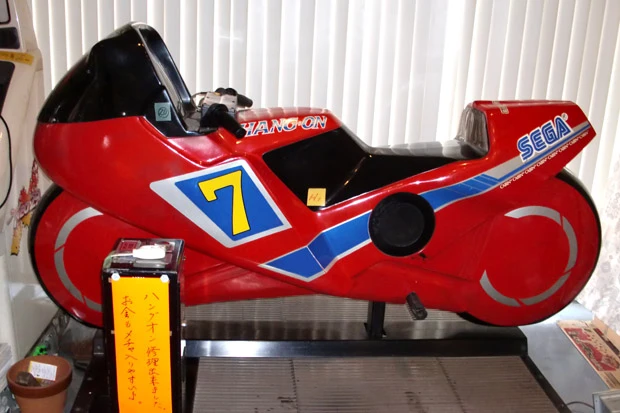 『ハングオン』。75歳の天野館長自らがメンテ&修理して維持している