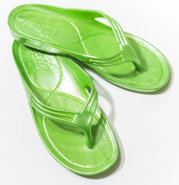 ギョサンメンズLL Metal Green/840円