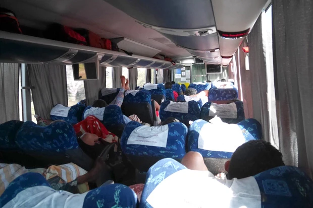 40時間移動でカオスと化した長距離バス