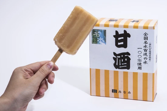 「甘酒アイスバー」(名水アイスのマルコウ/愛媛)