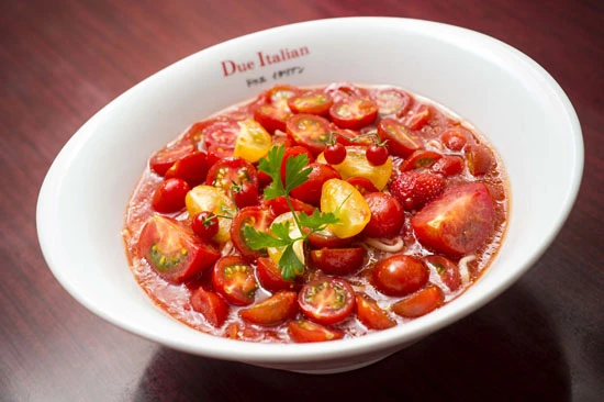  冷製トマトコレクション２０１４（黄金の塩らぁ麺　ドゥエ　イタリアン）