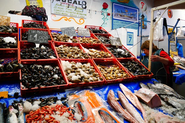  「チリの海鮮たち」