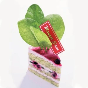 ほうれん草とカシスのショート(マンジェ・ササ 自由が丘店)