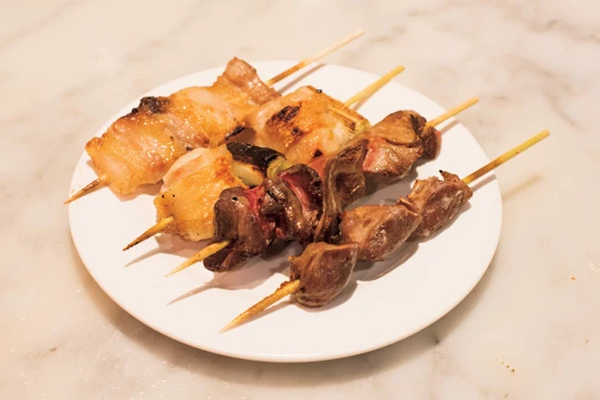 焼きとり4種盛り