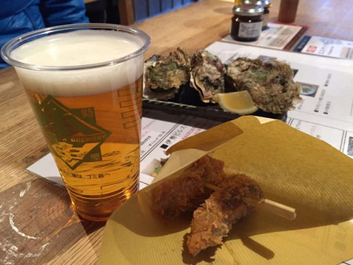 途中でかんぱーい! 伊勢の「伊勢角屋麦酒」の地ビールは世界的にも評価が高いそうですよ