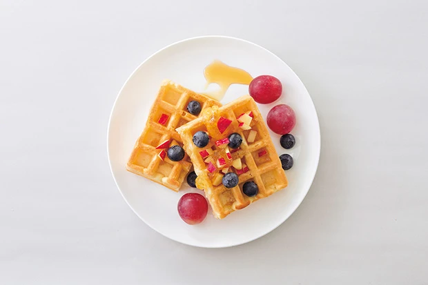 コンフォートホテルチェーン 週プレイチオシの一品「朝ワッフル」