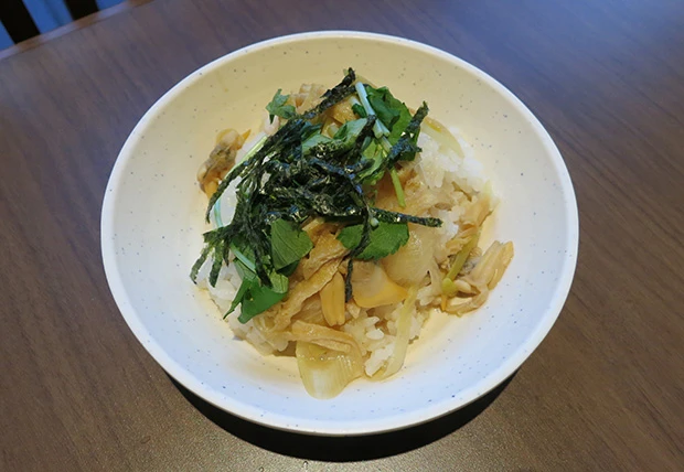 ホテル ルートイン 週プレイチオシの一品「深川丼」