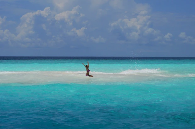 ３６０度海に囲まれたサンドバンク！