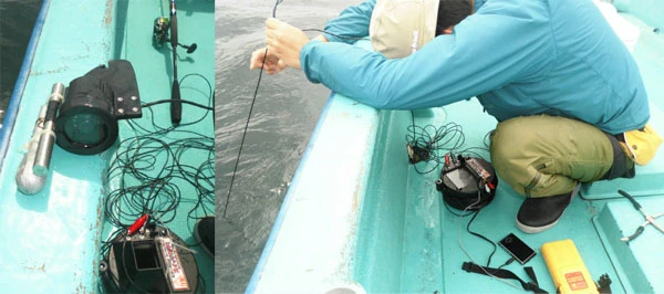 曇りや雨、また雨の翌日など海中が濁ると見えないが今日は快晴! 期待を胸に「海の中みるぞー君」を覗くK氏だが……
