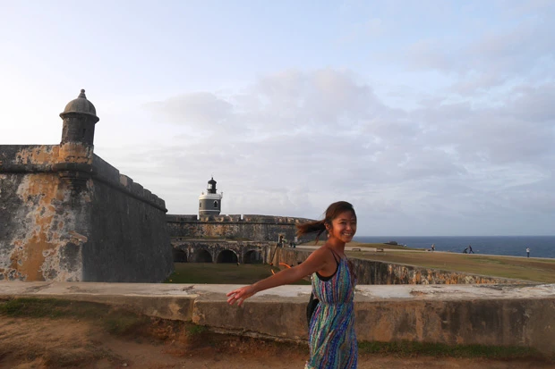 １５８９年にカリブの海賊や他国の侵略から街を守るため造られたエル・モロ要塞