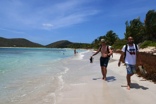 透明度抜群のフラメンコビーチ