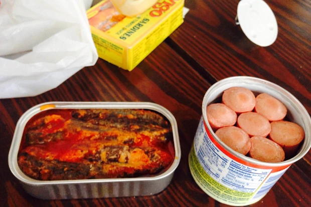  カリブ海での最後の晩餐がコレとは。トホホ