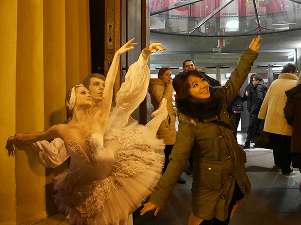 念願の白鳥の湖