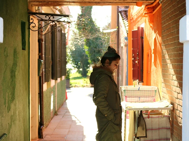 ビタミンカラーの壁