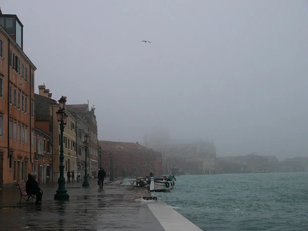 ある雨の日のジュデッカ島