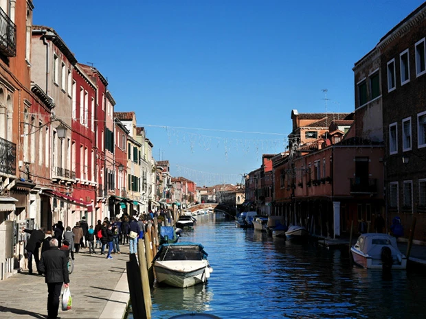 ムラーノ島の街中
