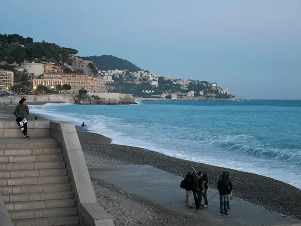 ニースのビーチ