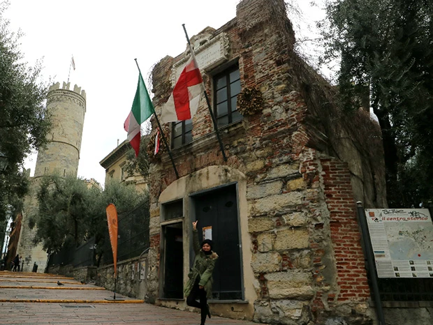 コロンブスが幼少期を過ごしたというお家