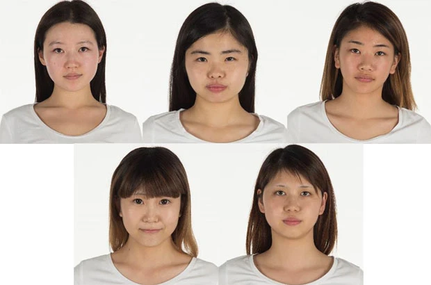 （左上から）ファイナリストである河崎杏奈さん、笹野千枝里さん、鈴木渚さん、寺尾円香さん、美底夏織さん。彼女たちがどう変わったのかはガールズコレクション後、公開される