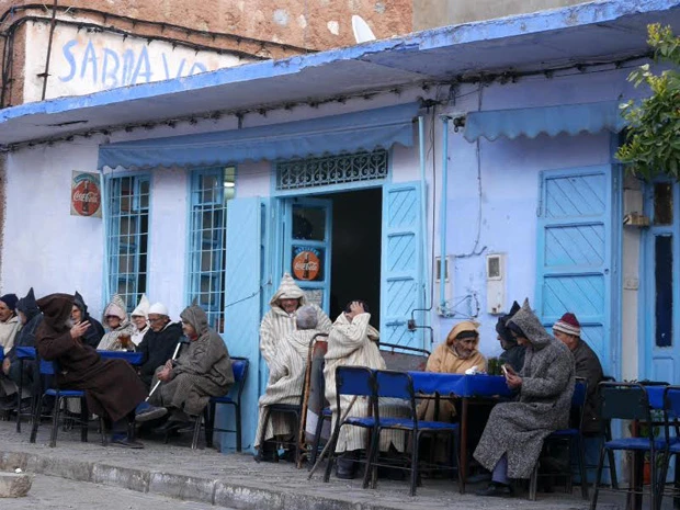ジュラバカフェかと思うほど全員がジュラバ