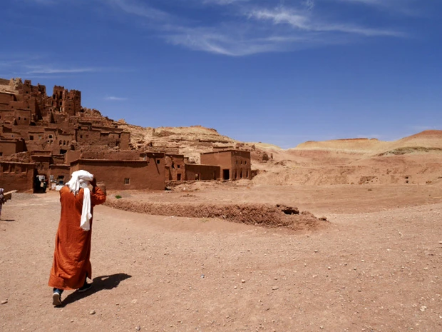 『グラディエーター』のロケ地。セットは撤去されていて今は何もないが、そこにラッセル・クロウを想像する