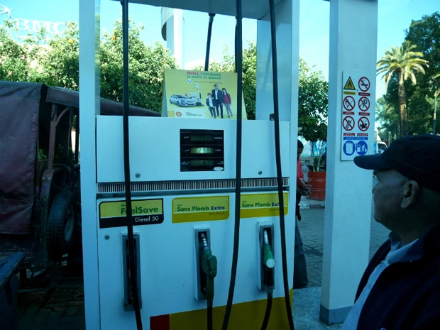 モロッコのガススタ