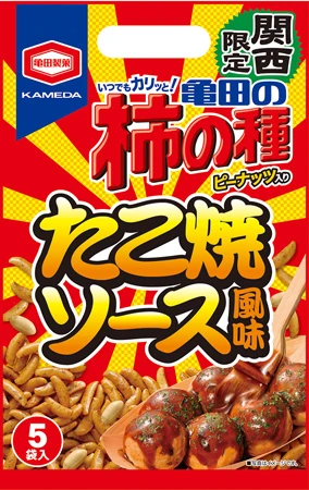 たこ焼ソース風味（関西限定）　関西といえば、この風味。本家に比べると辛味は少なめになっている