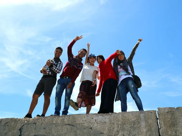 港で会ったモロッコ人たち。エッサウィラ良いとこ、一度はおいで!