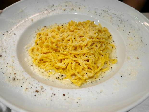 ローマ産ペコリーノチーズのカチョエペペ