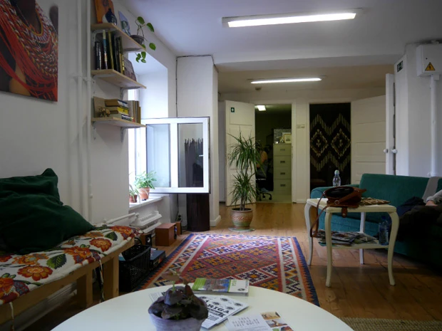  宿のコモンルーム