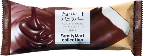 チョコレートバニラバー 86円