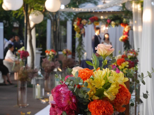 韓国式の結婚式、とても素敵でした。おめでとう!