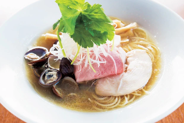 こっちもウマい!「煮干しじみそば」830円 *1日20食限定