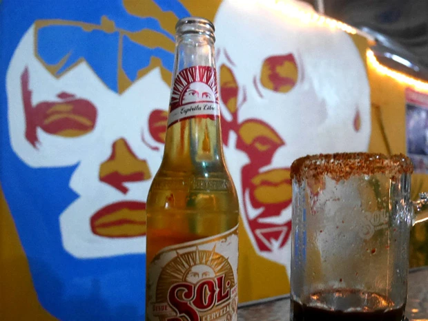 私はもっぱらメキシカンビールを飲んでいました