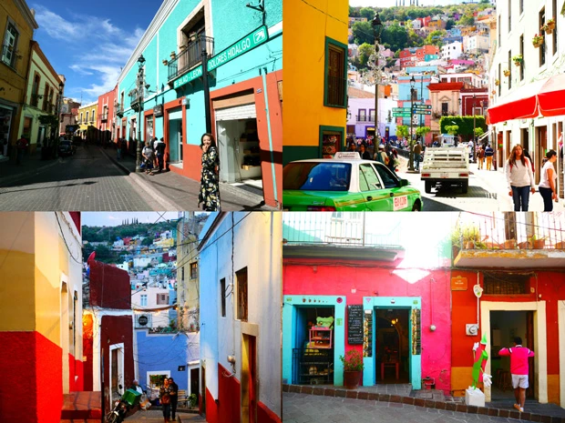 メキシコで一番美しいと言われるグアナファトの街並み