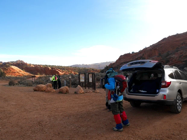 ザ・ウェーブのスタート地点