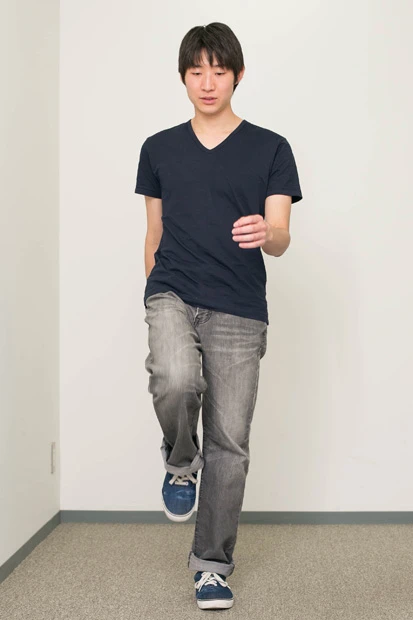 歩く感覚を味わうことが、人生の目的であるかのように…