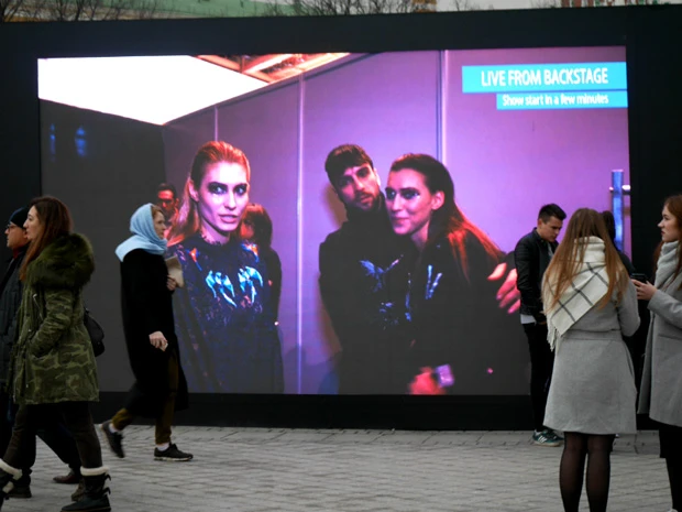 メルセデスベンツファッションウィークinモスクワ