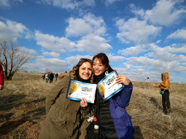 トルコ女子と証明書ゲット!