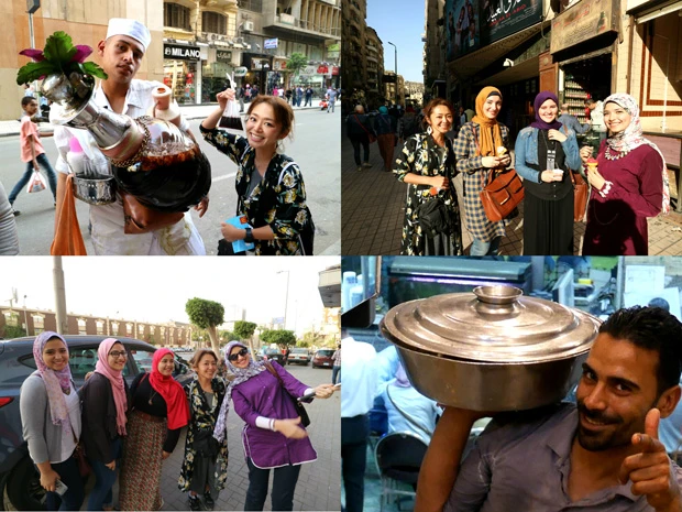 ハイビスカスジュースはビニール袋に入れて、2ポンド!(約12円)