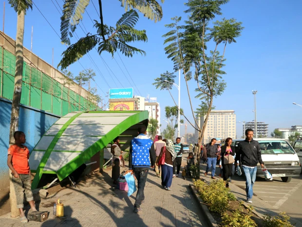 アディスアベバの街中