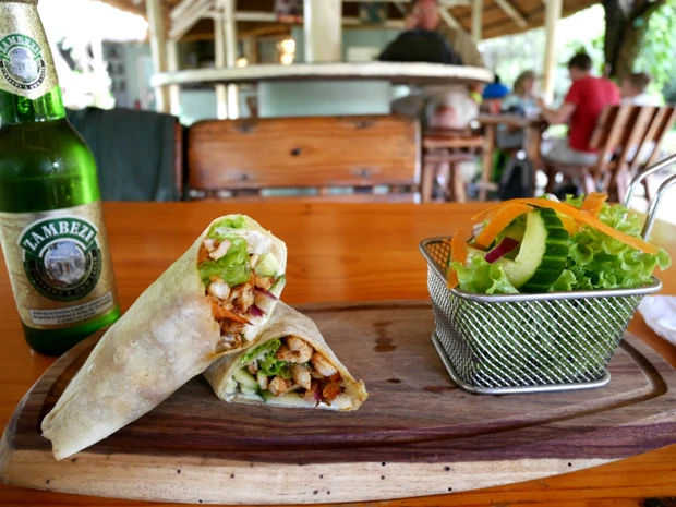 女子ウケしそうな見た目のワニ肉のラップ