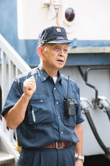 地元出身の武井仁さん。子供の頃からEF63に親しんできた碓氷峠のスペシャリストだ