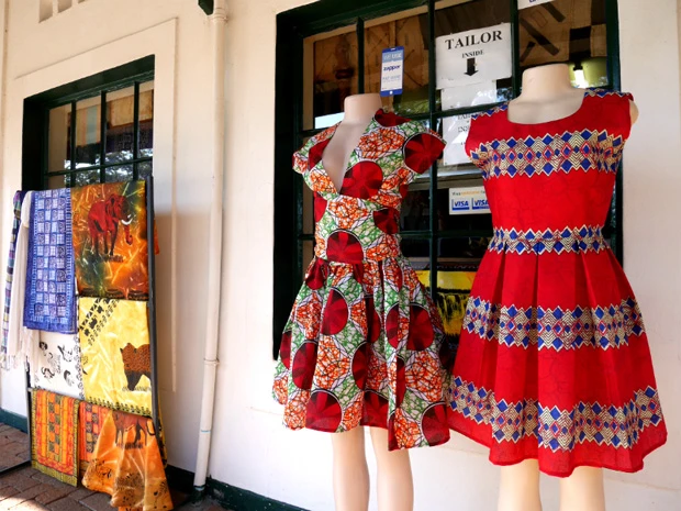 ビクトリアフォールズのショップで見かけたかわいいワンピース